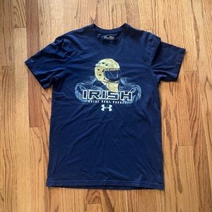USED Mens Notre Dame Hockey Tshirt. Size Small